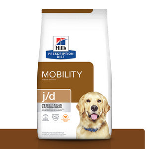 Hill´s Prescription Diet j/d Cuidado de las Articulaciones, Alimento seco para Perros con Sabor a Pollo, Dieta Veterinaria