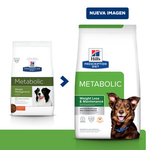 Hill's Prescription Diet Metabolic (Control de peso) Alimento Para Perro Receta de Pollo