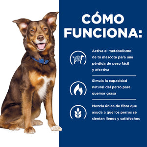 Hill's Prescription Diet Metabolic (Control de peso) Alimento Para Perro Receta de Pollo