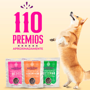 Un Dos Treats Premios para Perro Guilt Free Antojitos Saludables Tinga - Petopia