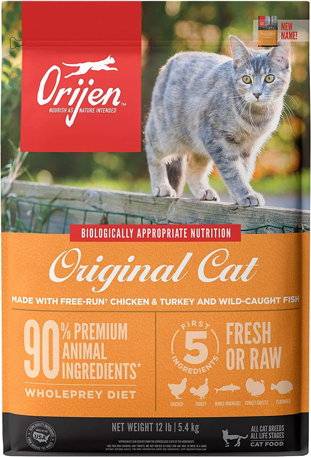 Orijen Alimento Para Gatos y Gatitos Original 1.8 Kg