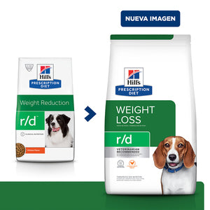 Hill's Prescription Diet r/d (Perdida de Peso) Alimento seco para Perros con Sabor a Pollo