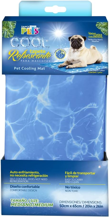 Fancy Pets Tapete Refrescante Cool con Auto Enfriamiento para Perros con Doble Vista - Petopia
