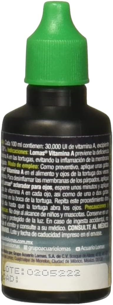 Lomas, Vitamina A para Tortugas 30 ml