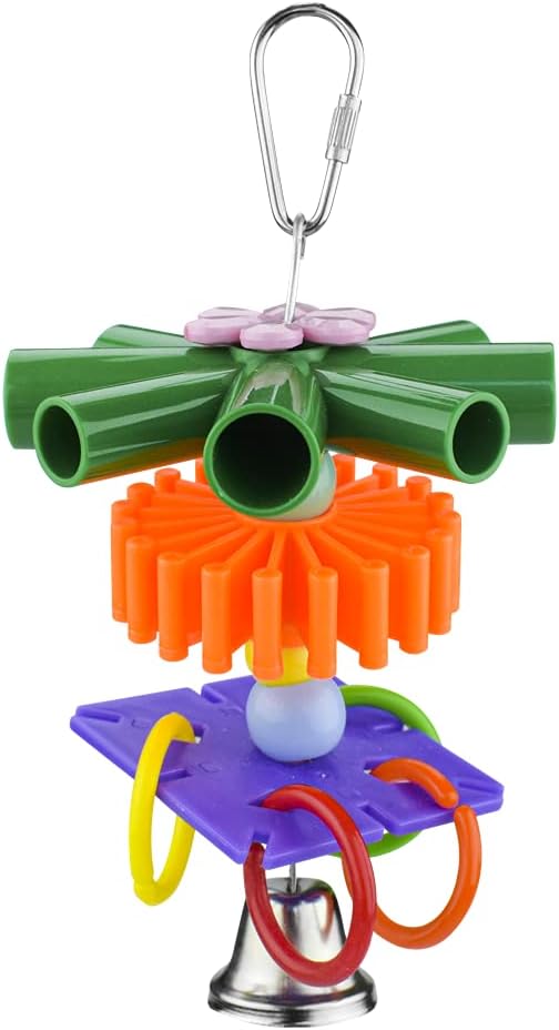 RedKite, Juguete Floral Colgante con Calcio para Aves Canoras y Ornato