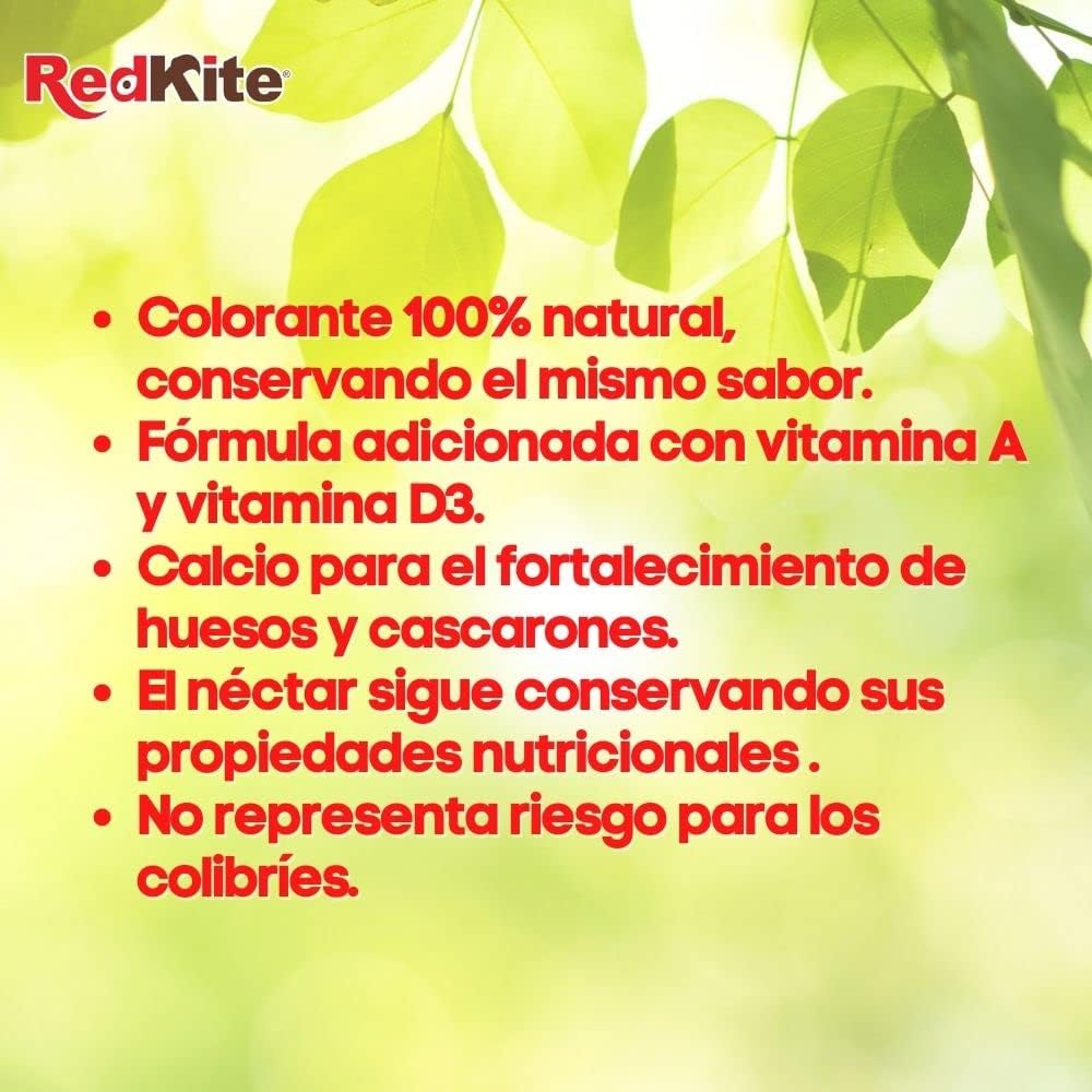 RedKite, Bebedero Para Colibrí Con Nectar 500 ml