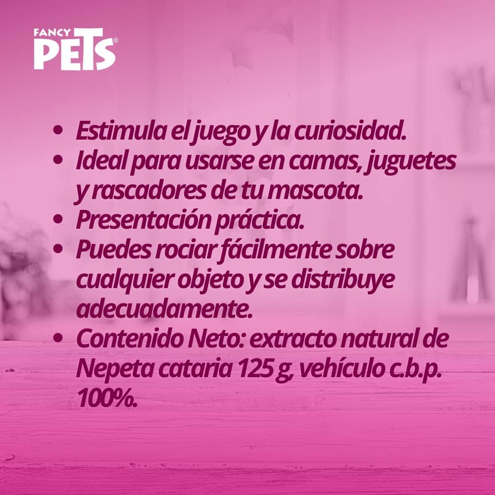 Fancy Pets Catnip en Spray para Gatos con 125 Mililítros