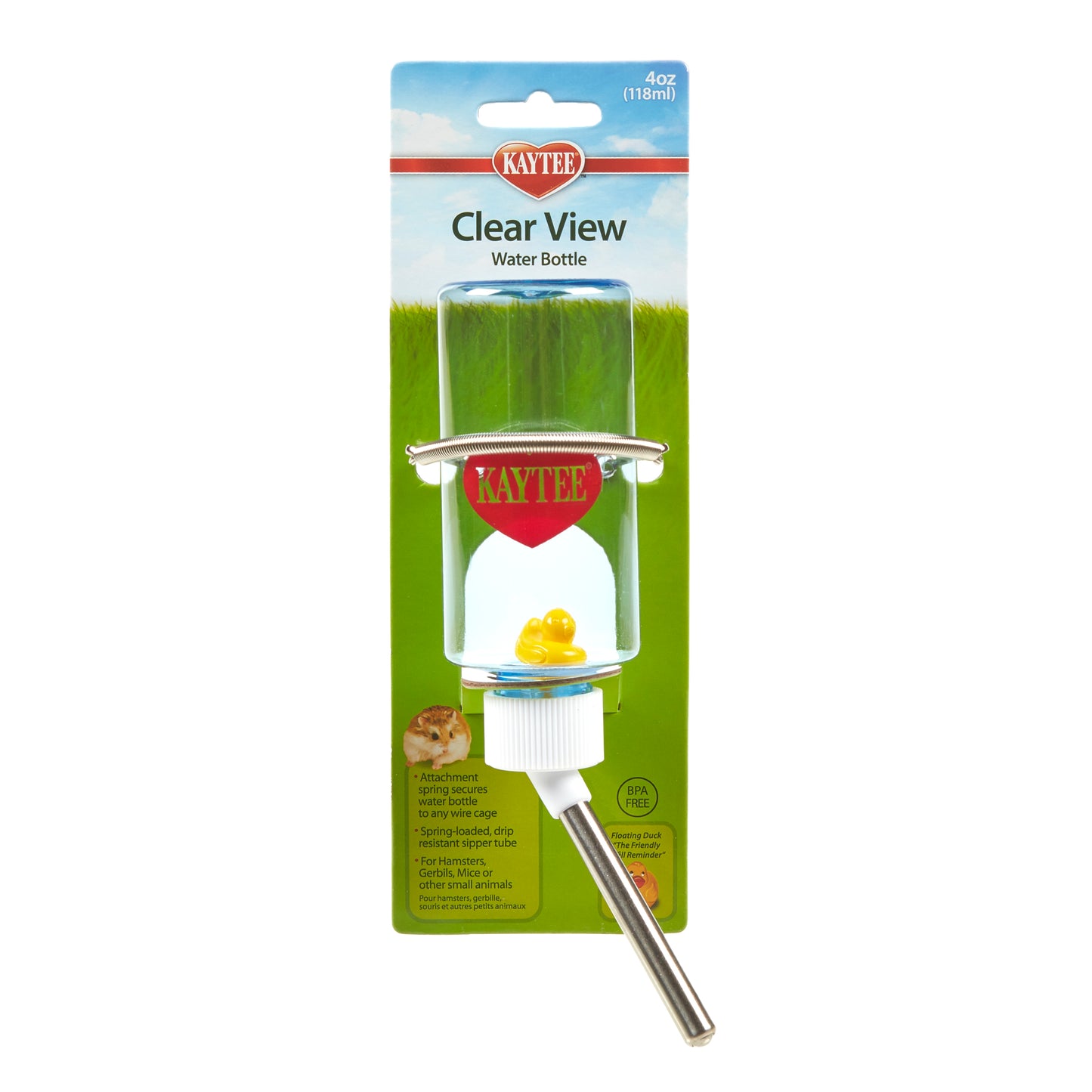 Kaytee Bote bebedero Clear Water Para Animales Pequeños