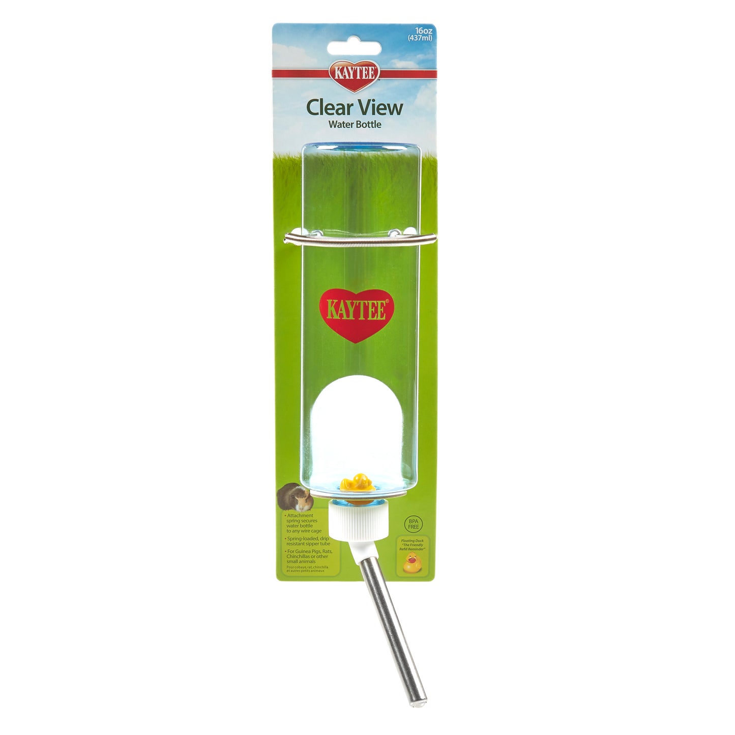 Kaytee Bote bebedero Clear Water Para Animales Pequeños