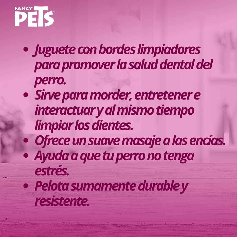 Fancy Pets Juguete de Pelota de Caucho Spiny para Perro - Petopia