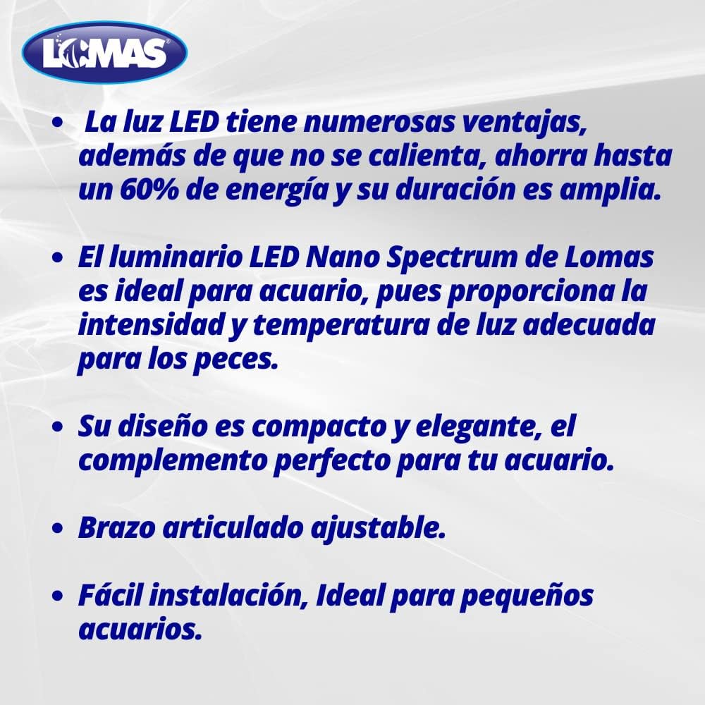 Lomas, Luminario Led Nano Spectrum (15 CM)