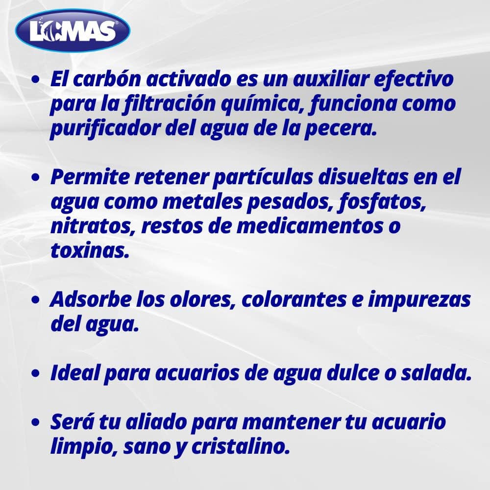 Lomas Carbón Activado 450 G.