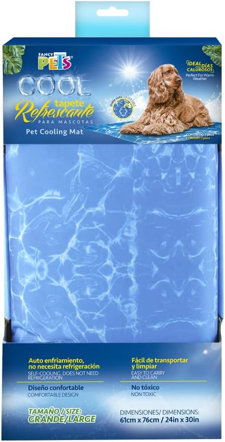 Fancy Pets Tapete Refrescante Cool con Auto Enfriamiento para Perros con Doble Vista - Petopia