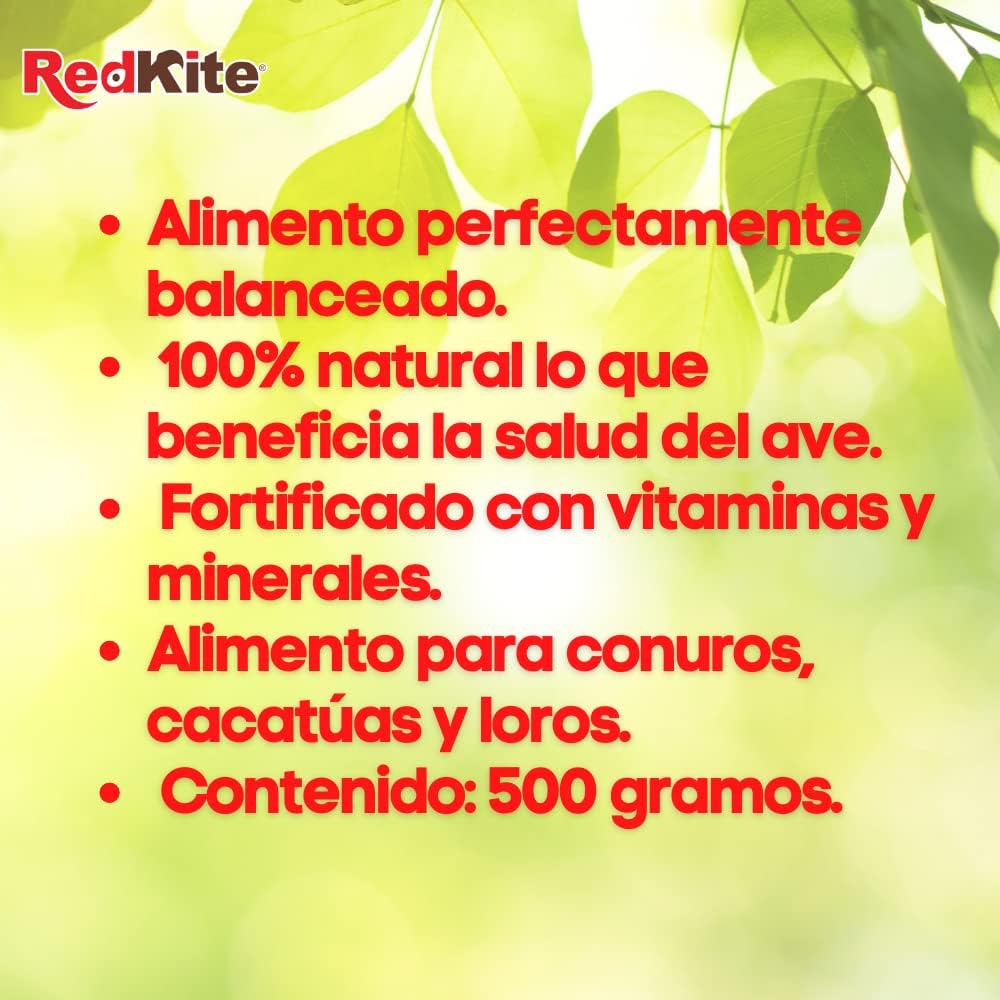 RedKite Mezcla de Semillas para Loros y Cacatúas 500 Gr
