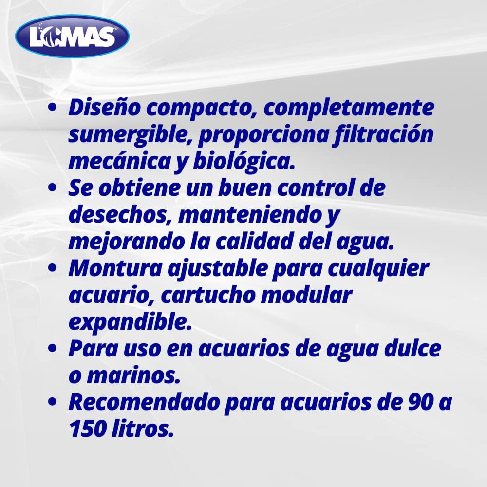 Lomas Cabeza de Poder C/Filtro Rápido Aquaflow 10F