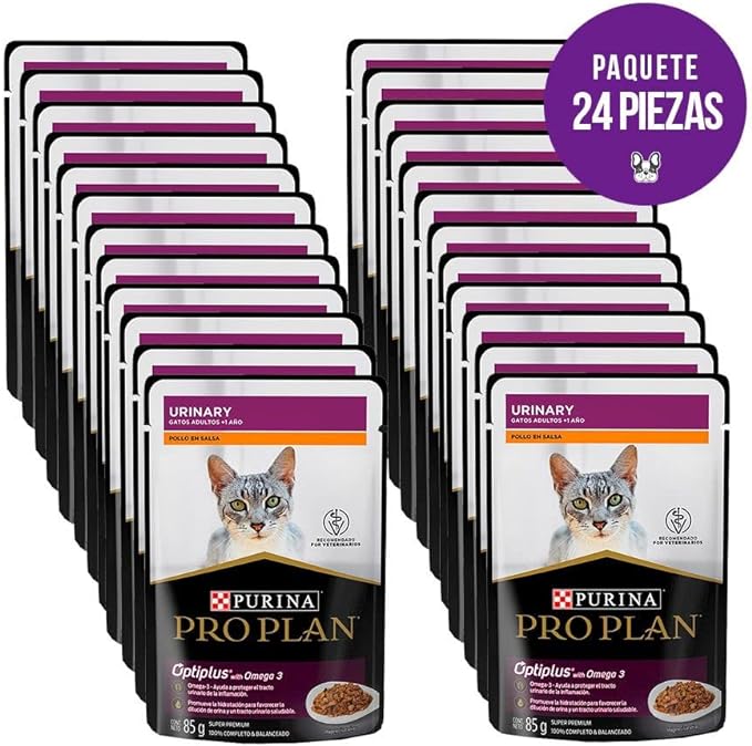 PROPLAN- POUCH GATO URINARY 24 pz