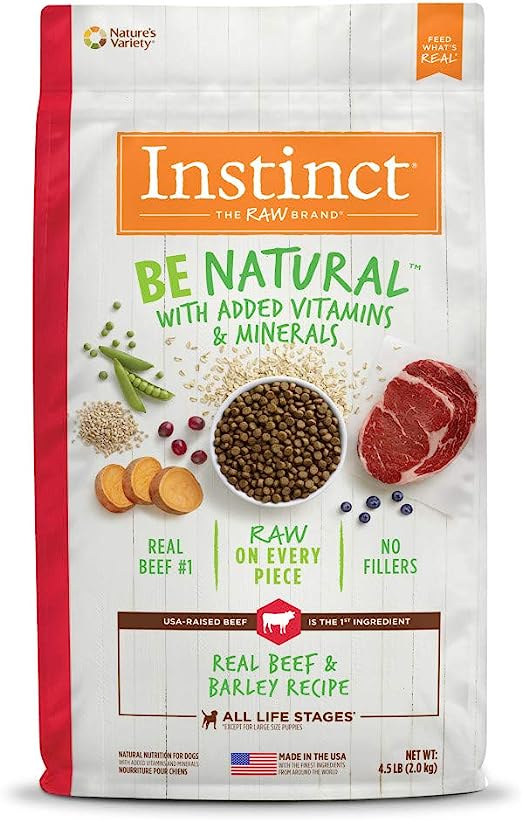Instinct Be Natural Receta de Res Para Perros - Petopia