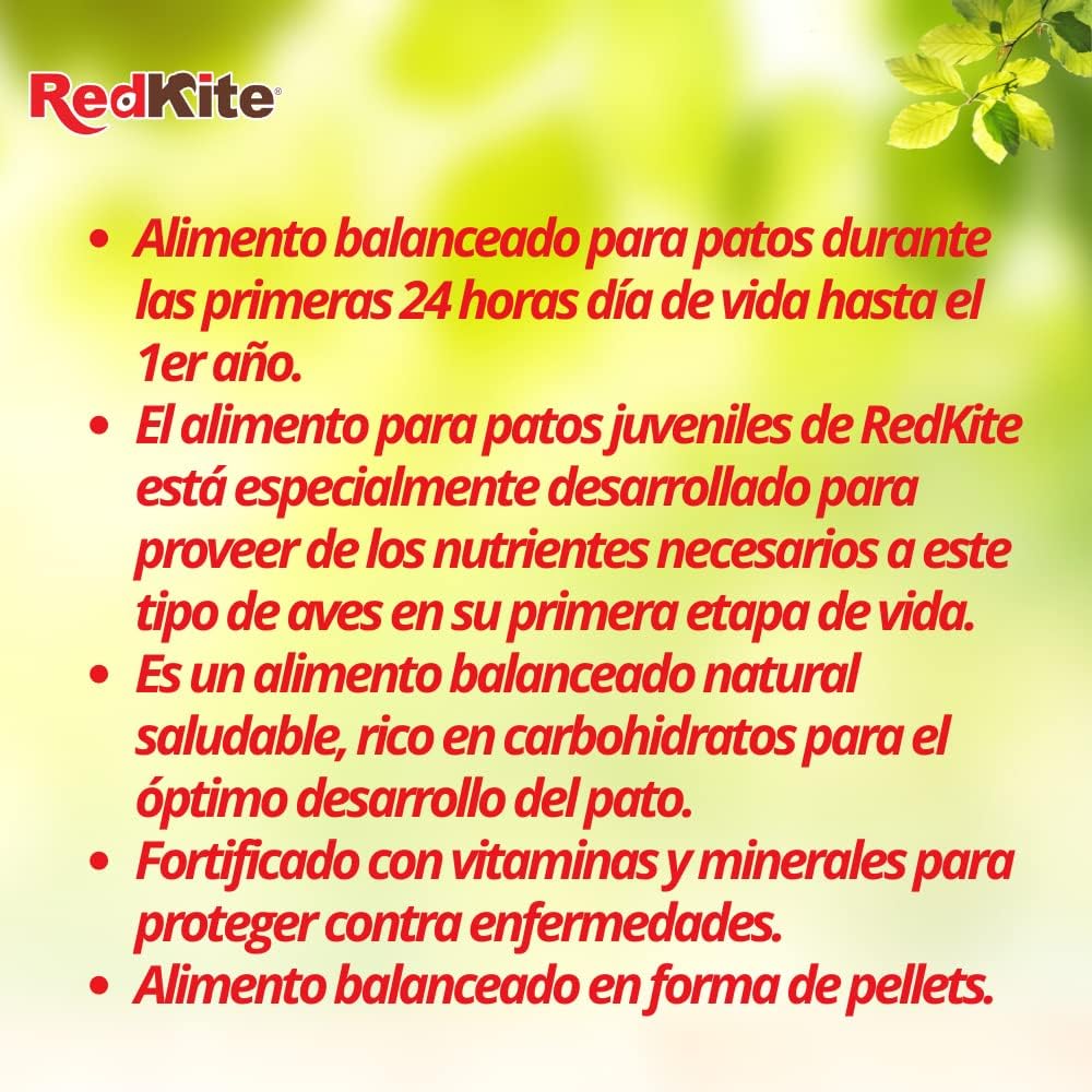RedKite, Alimento Para Patos Juveniles 1 Kg
