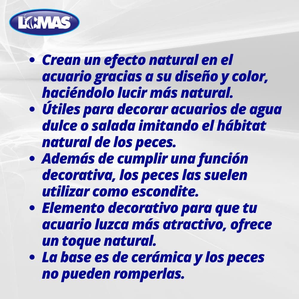 Lomas, Plantas de Plástico para Acuario (6 piezas)