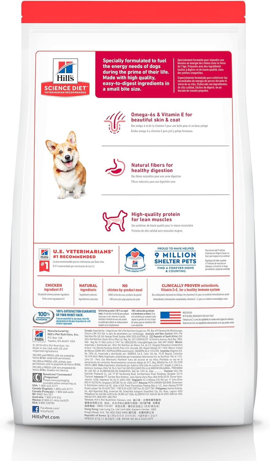 Hill's Science Diet Small Bites, Alimento Seco para Perro Adulto