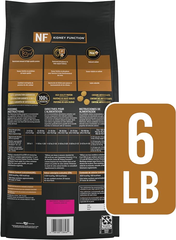 PROPLAN- PPVD CANINE NF 6 LB US 2.72 kg