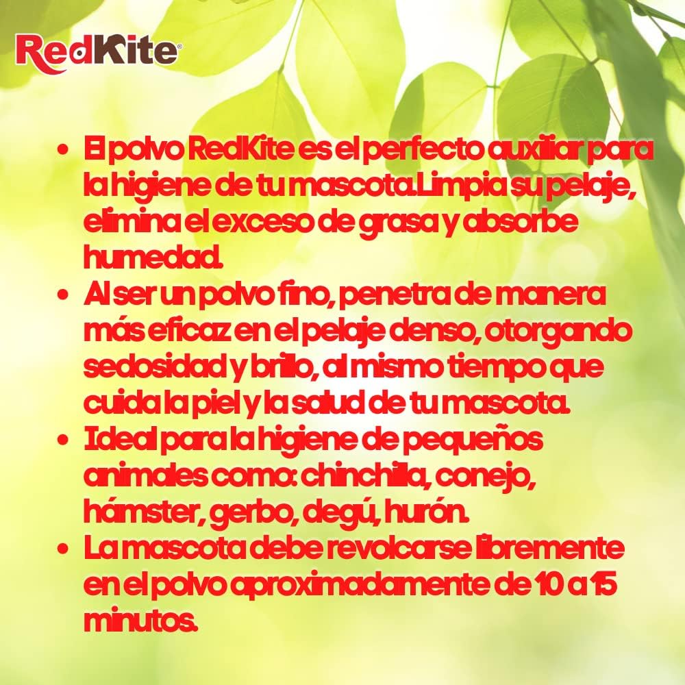 Red Kite, Polvo para Baño Chinchilla, 1.5 Kg