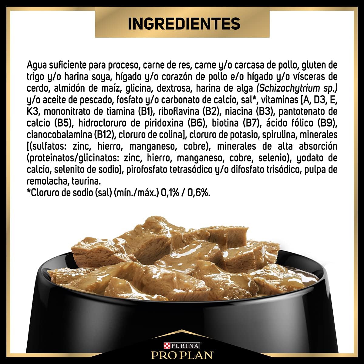 PROPLAN POUCHES PERRO ADULTO CARNE CAJA CON 24 PIEZAS