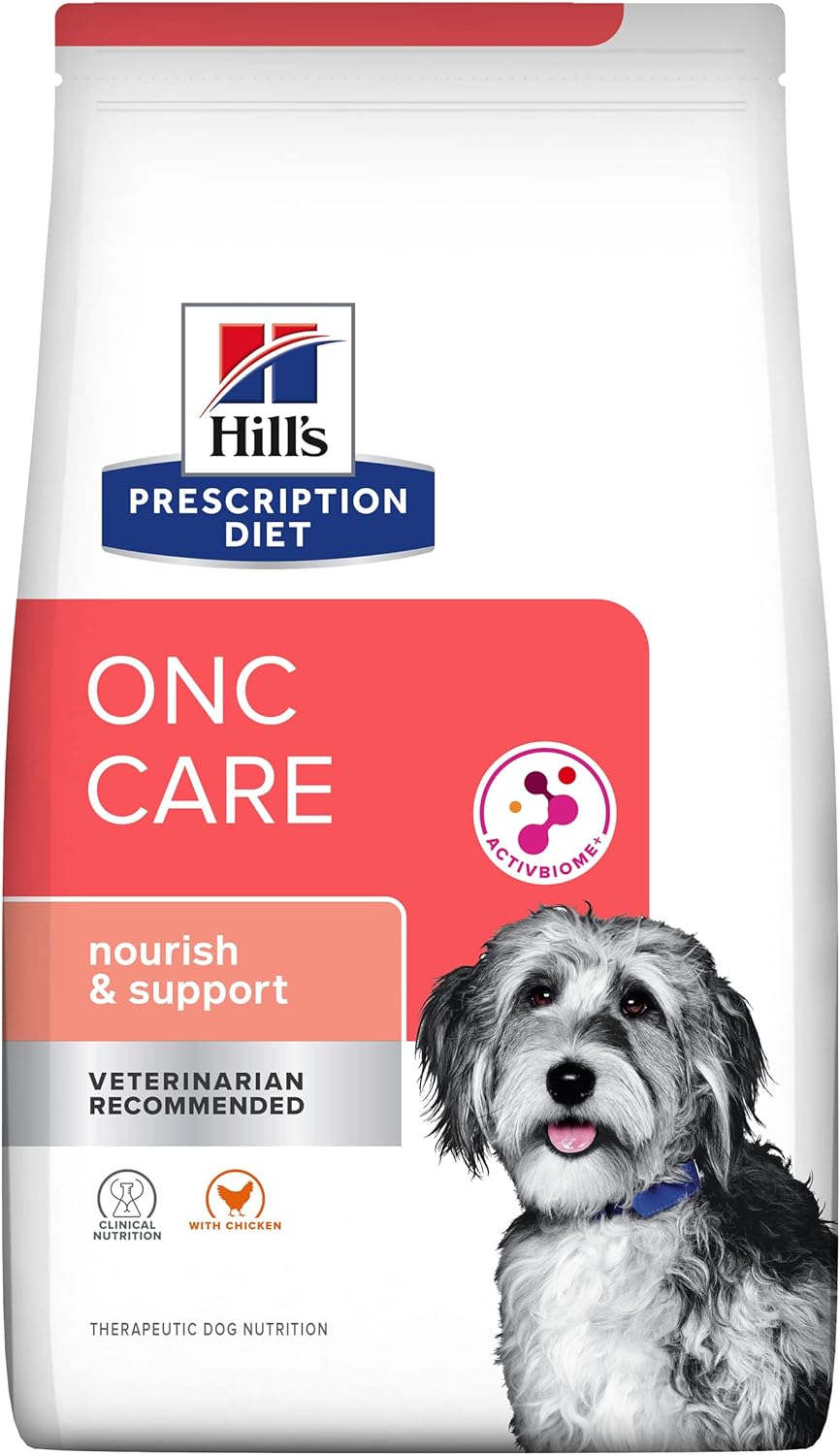 Hill's Prescription Diet ONC Care (Atención Oncológica) Alimento seco para Perros, Pollo, Dieta Veterinaria