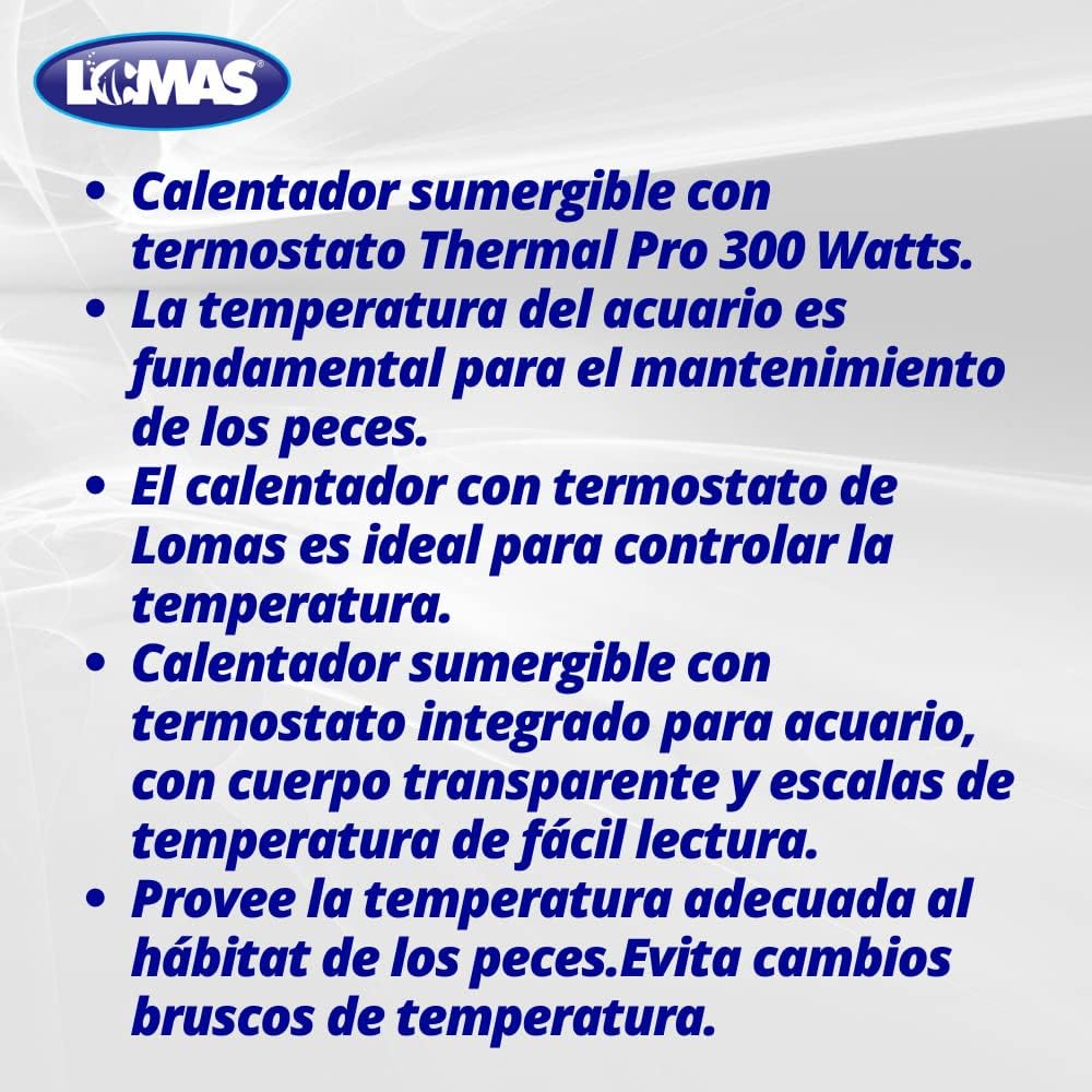 Lomas Calentador Sumergible con/Termostato Thermalpro