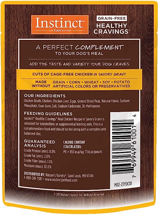 Instinct Healthy Cravings Receta de Pollo Para Perros - Petopia