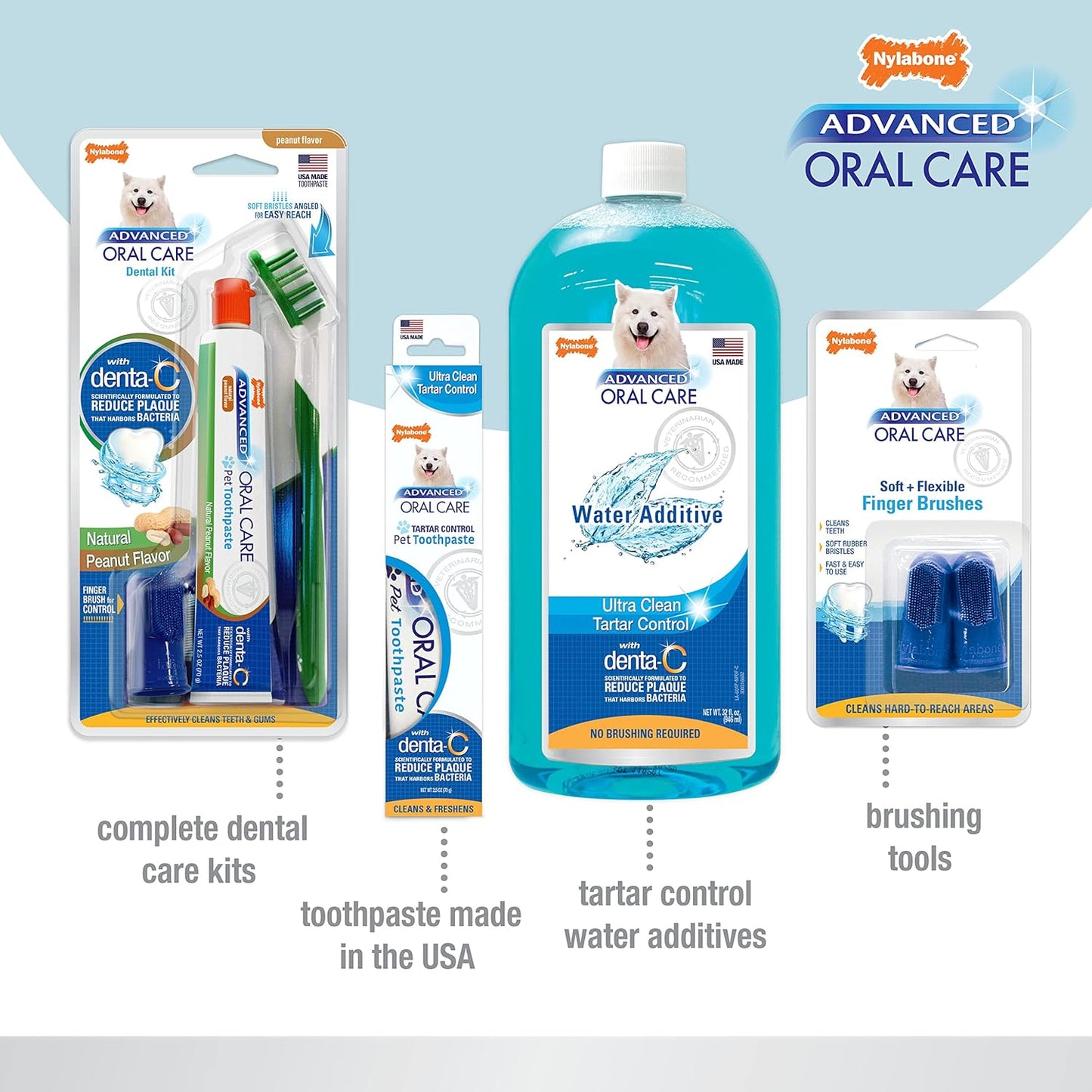 Nylabone Advanced Oral Care Removedor de Sarro Dental 16 Oz