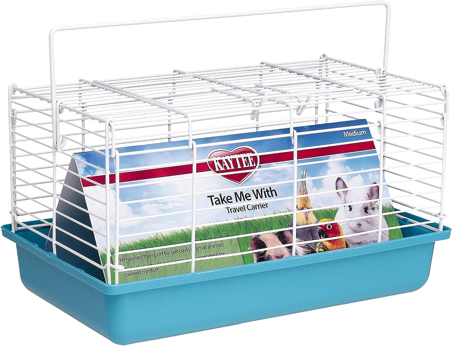 Transportador Kaytee Take Me Para Animales Pequeños caja con 6 piezas(Variedad de Colores)
