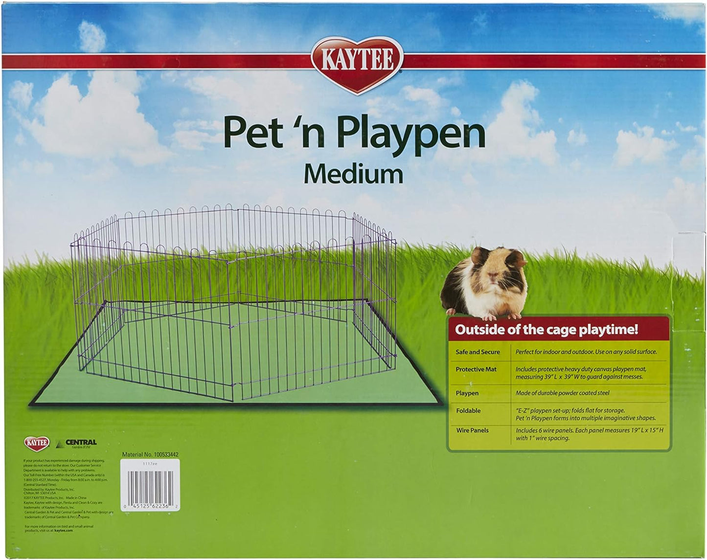 Kaytee Pet-N-Parque infantil, mediano