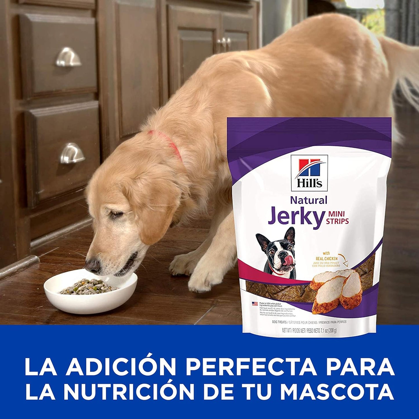Hill's Science Diet, Jerky Snacks para Perro, Tiras pequeñas, Pollo