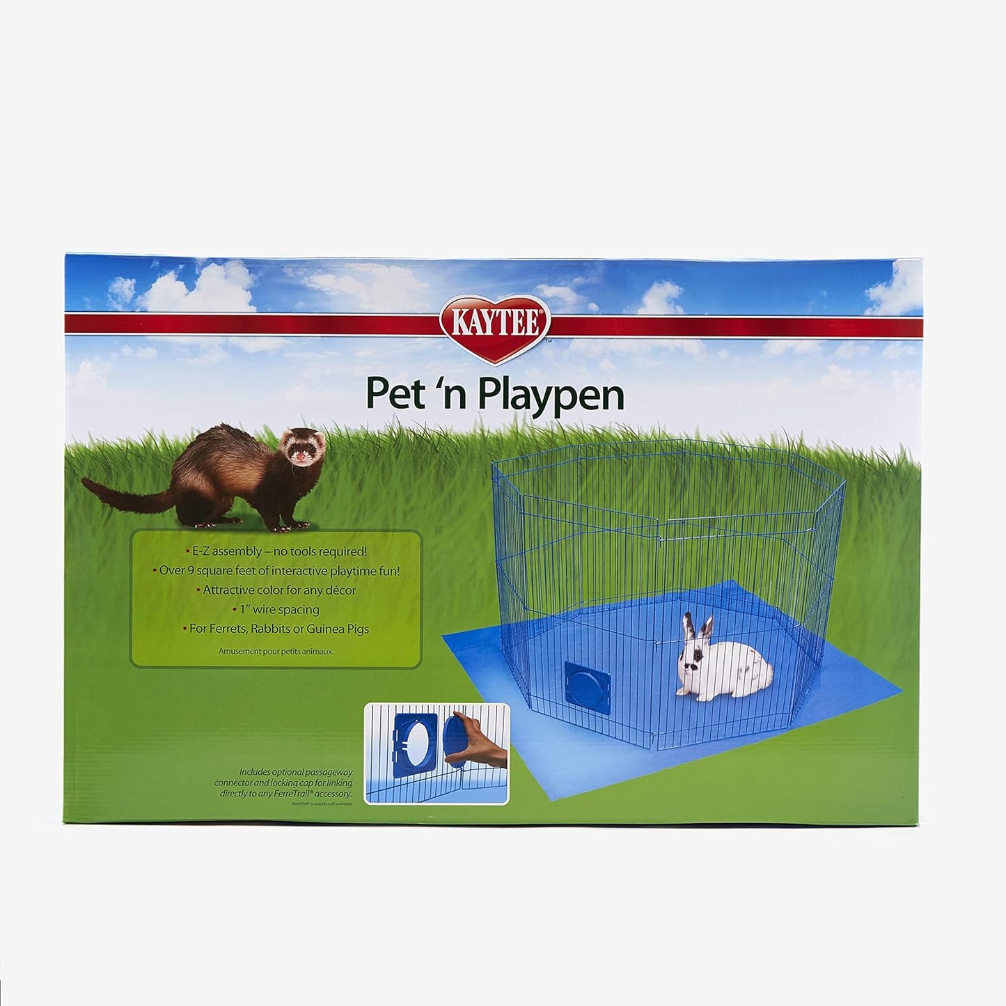 Kaytee Pet-N-Playpen para Conejo, Cuyo y Hurón