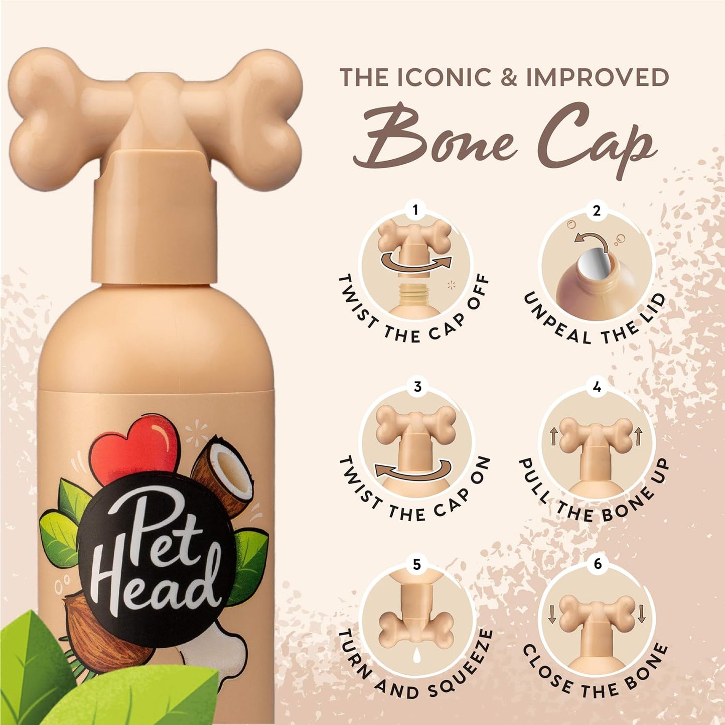 Pet Head, Shampoo Natural Sensitive Soul Perro Coco-Avena