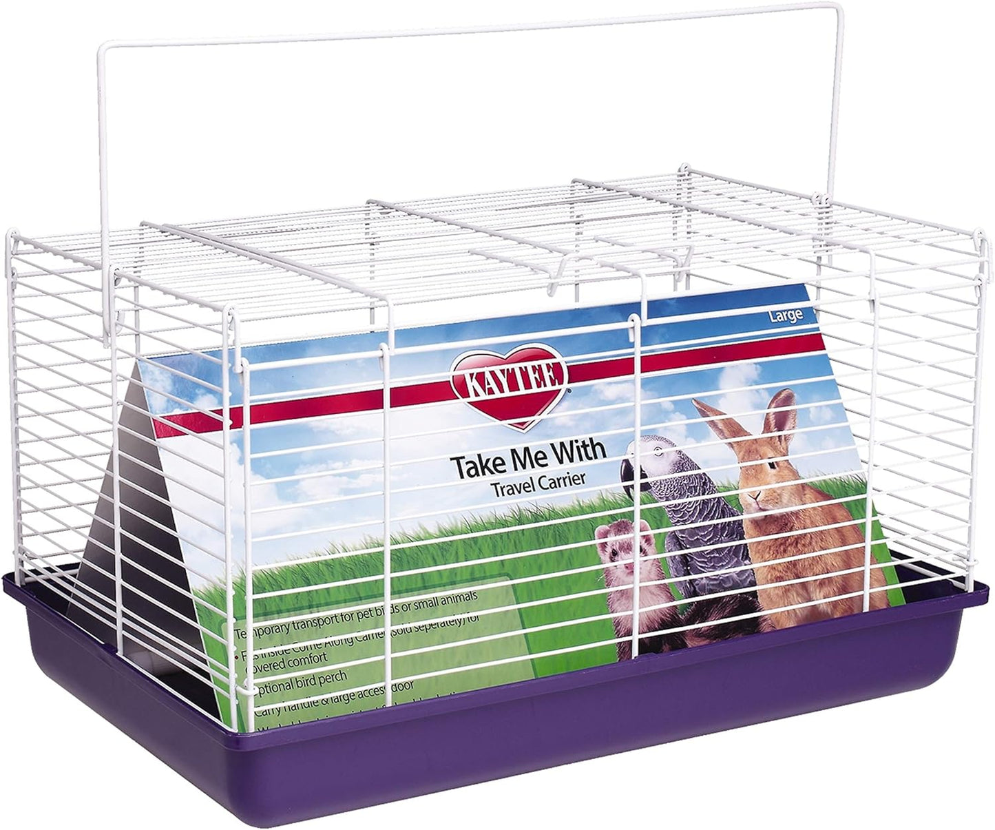 Transportador Kaytee Take Me Para Animales Pequeños caja con 6 piezas(Variedad de Colores)