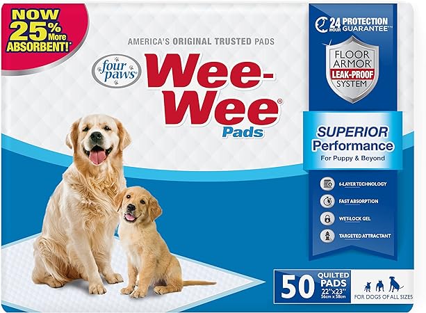 Wee-Wee Pads Tapete entrenador 56 cm x 58 cm