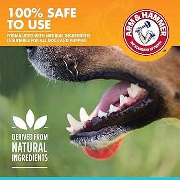 Arm & Hammer Pasta Dental para Perro Sabor Vainilla con Bicarbonato de Sodio, Elimina Mal Olor, 1pza