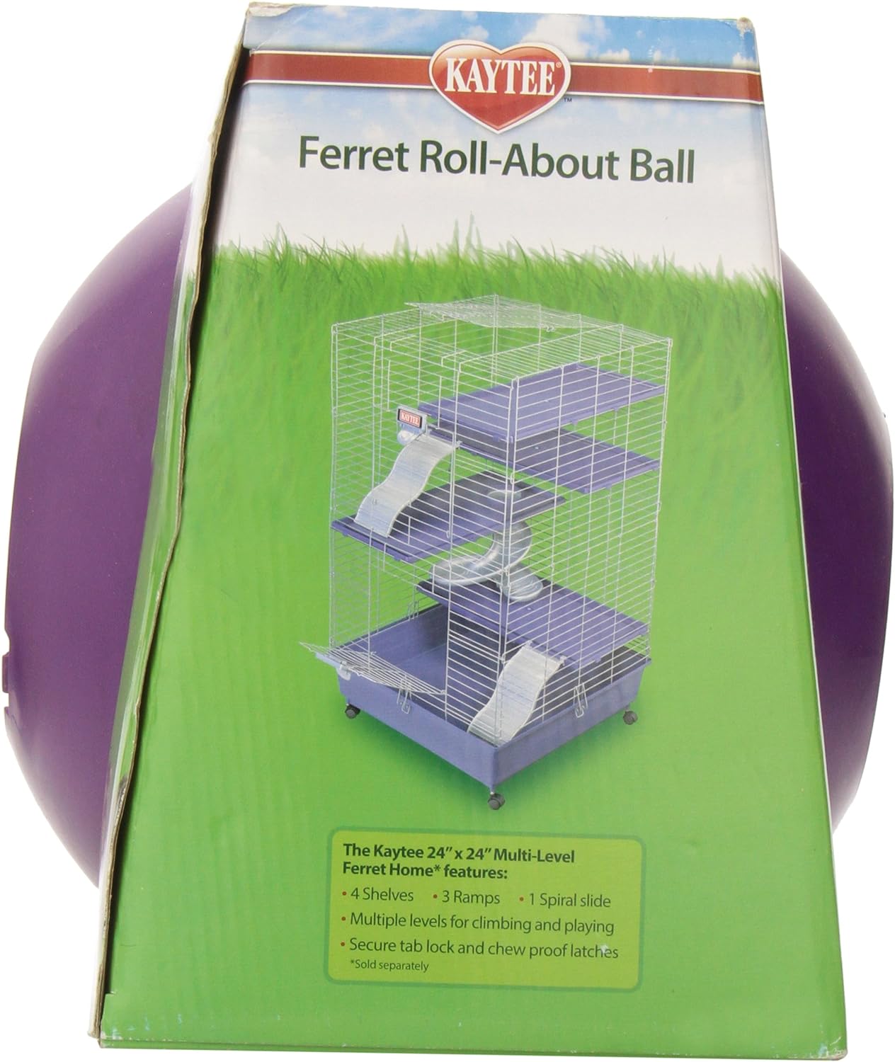 Juguete De Pelota Rodante Kaytee FerreTrail