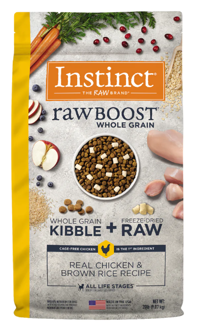 INSTINCT Raw Boost de Pollo con Granos y Arroz Integral Para Perros - Petopia