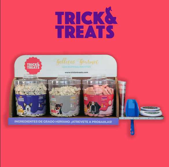 Bote Banana Cream (No incluye galletas) Contenedor Trick & Treats - Petopia