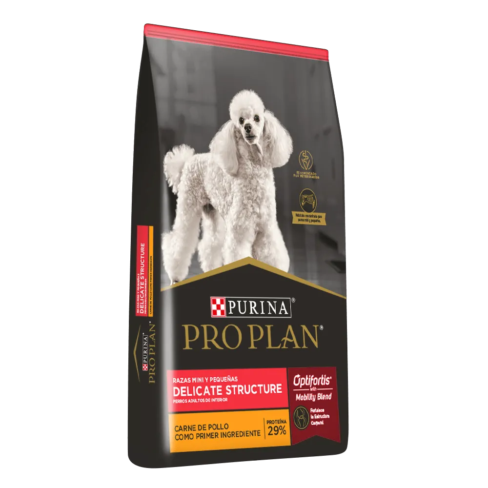 PROPLAN-ADULTO RAZA PEQUEÑA DELICATE STRUCTURE CON OPTIFORTIS 3 kg