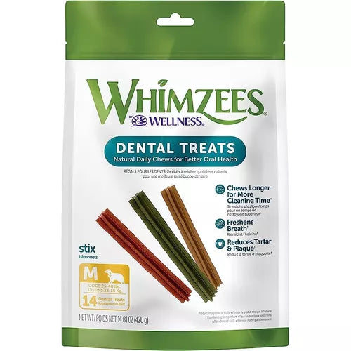 Whimzees-palito M 14 piezas