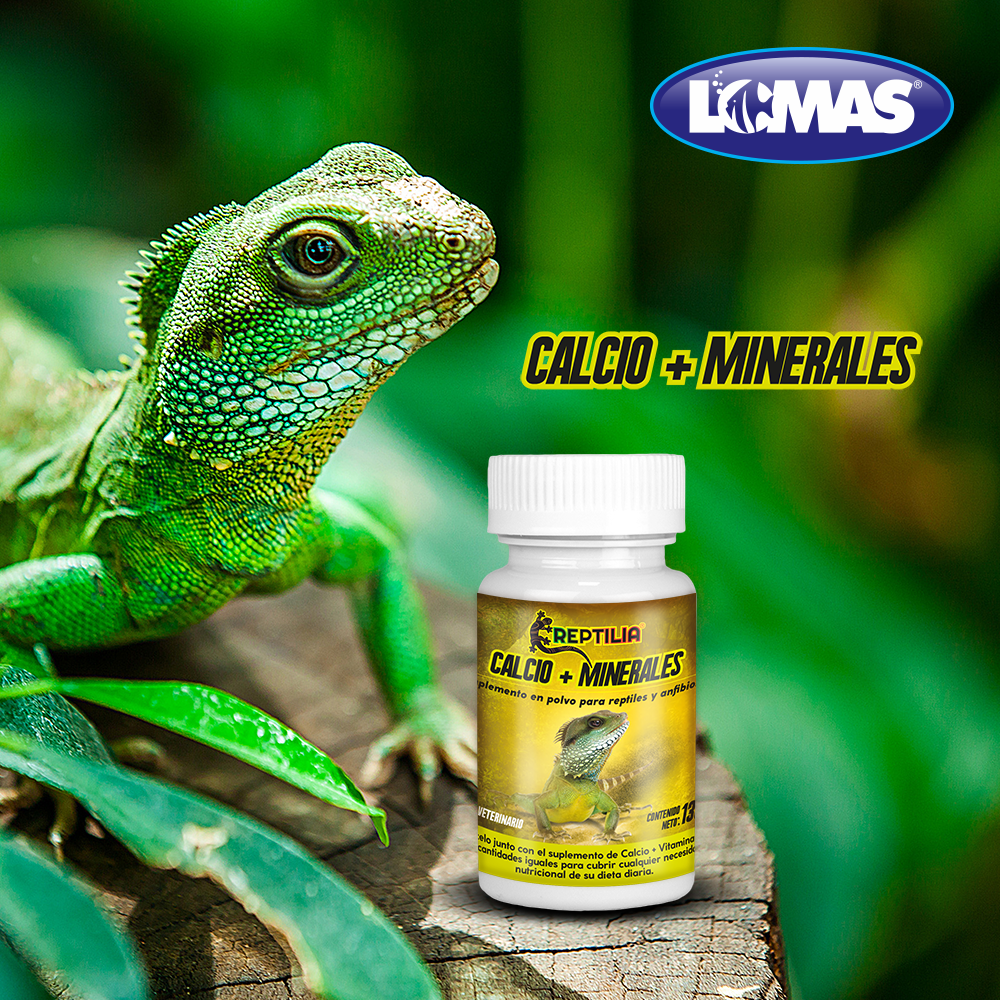 Lomas, Suplemento de Calcio con Minerales para Reptiles 135 gr