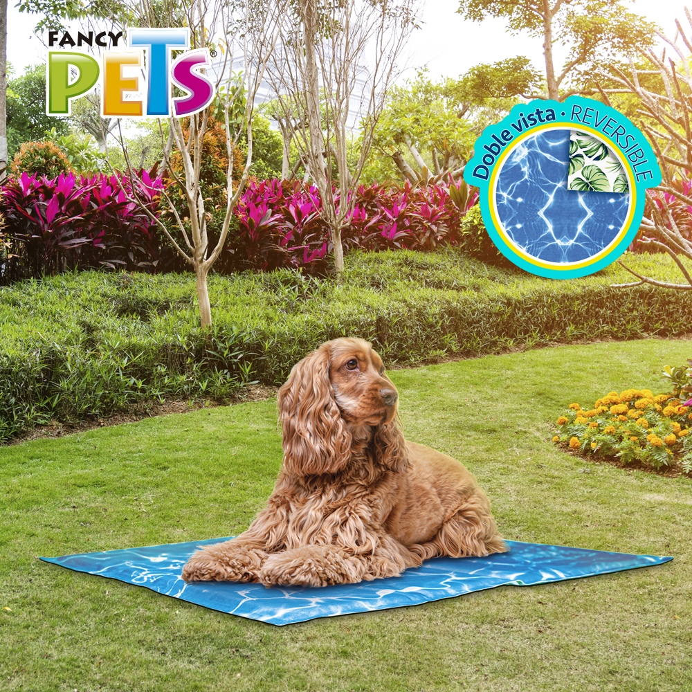 Fancy Pets Tapete Refrescante Cool con Auto Enfriamiento para Perros con Doble Vista - Petopia