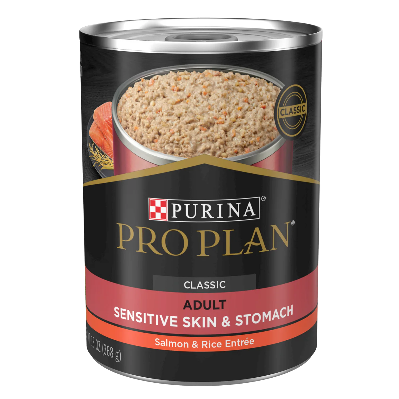 PROPLAN-ADULTO SENSITIVE SKIN SALMÓN LATA 13 Oz US 368 gr