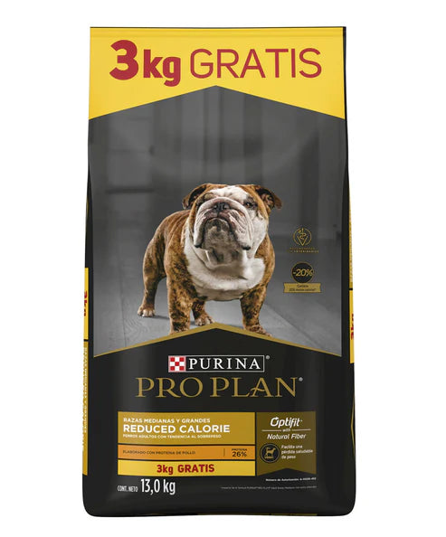 PROPLAN- ADULTO REDUCED CALORIE BONUS BAG 10+3 KGS 13 Kg