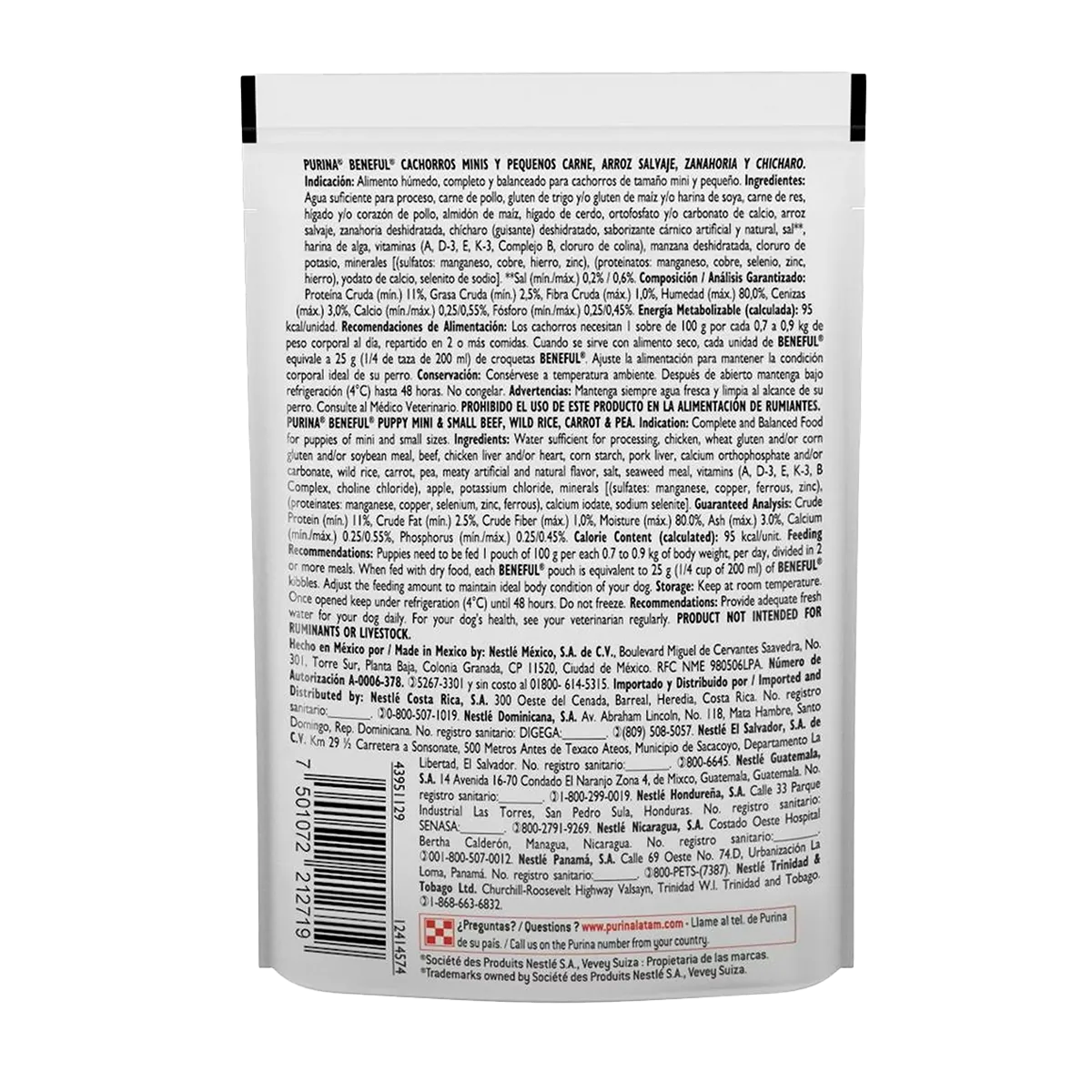 BENEFUL MiniS Cachorro Car Arroz Salvaje Zan Chic 100 g