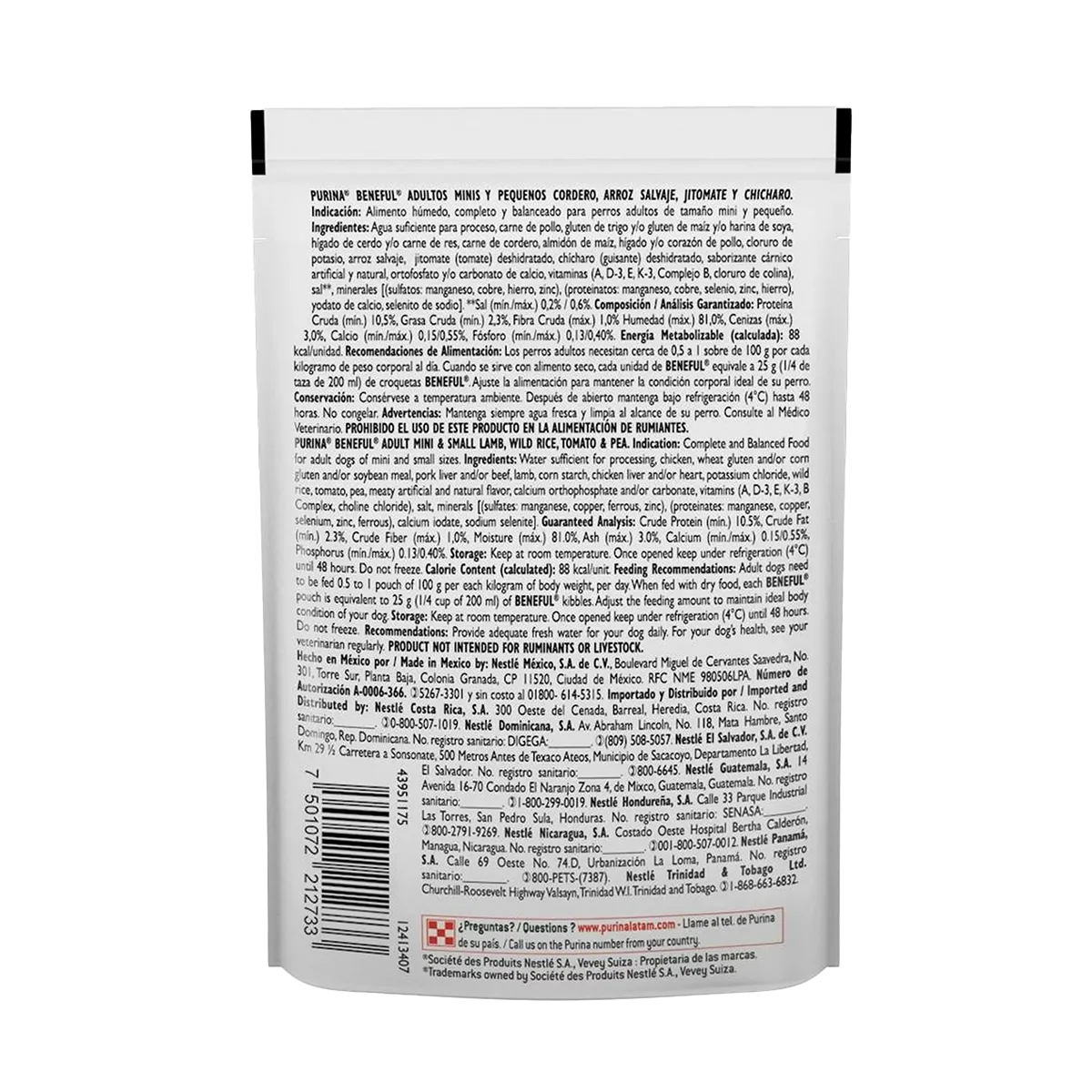 BENEFUL MiniS Adulto Cor Arroz Salvaje Tom Guis 100 g